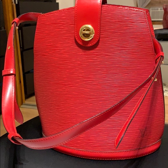 Louis Vuitton Handbags - LV red shoulder bag (authentic)